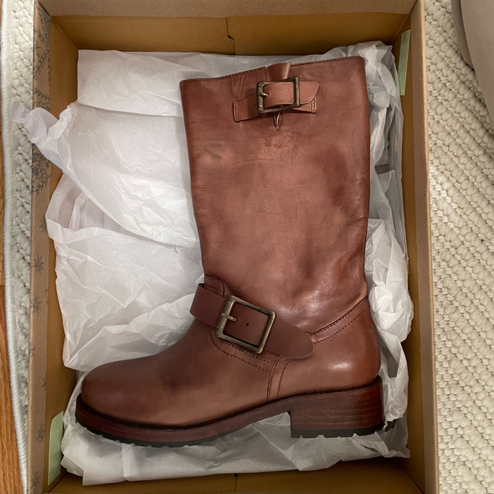 Free people brown leather boots - Picture 5 of 8